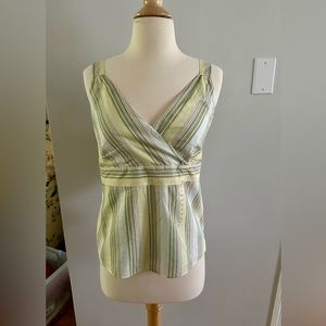 Gap, cross over stripe tank Size L, NWT.